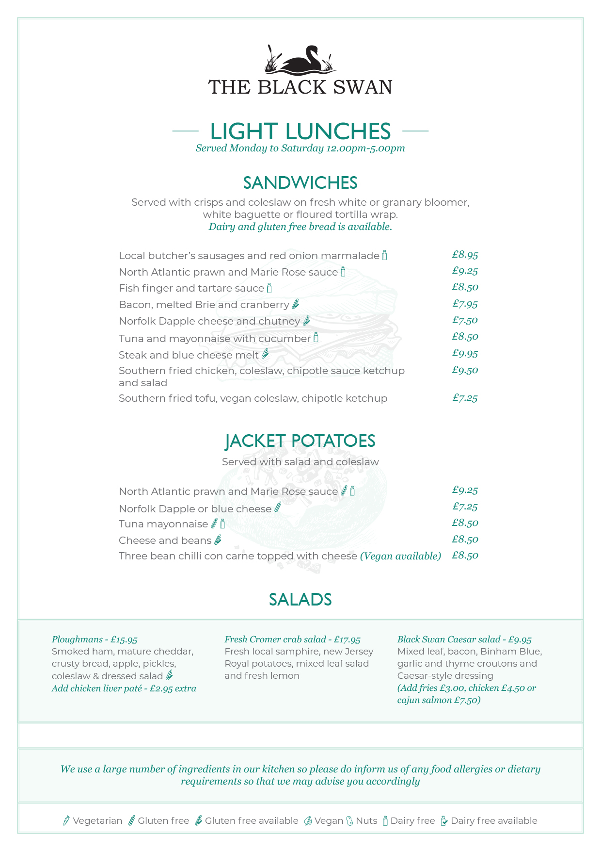 Light Lunches